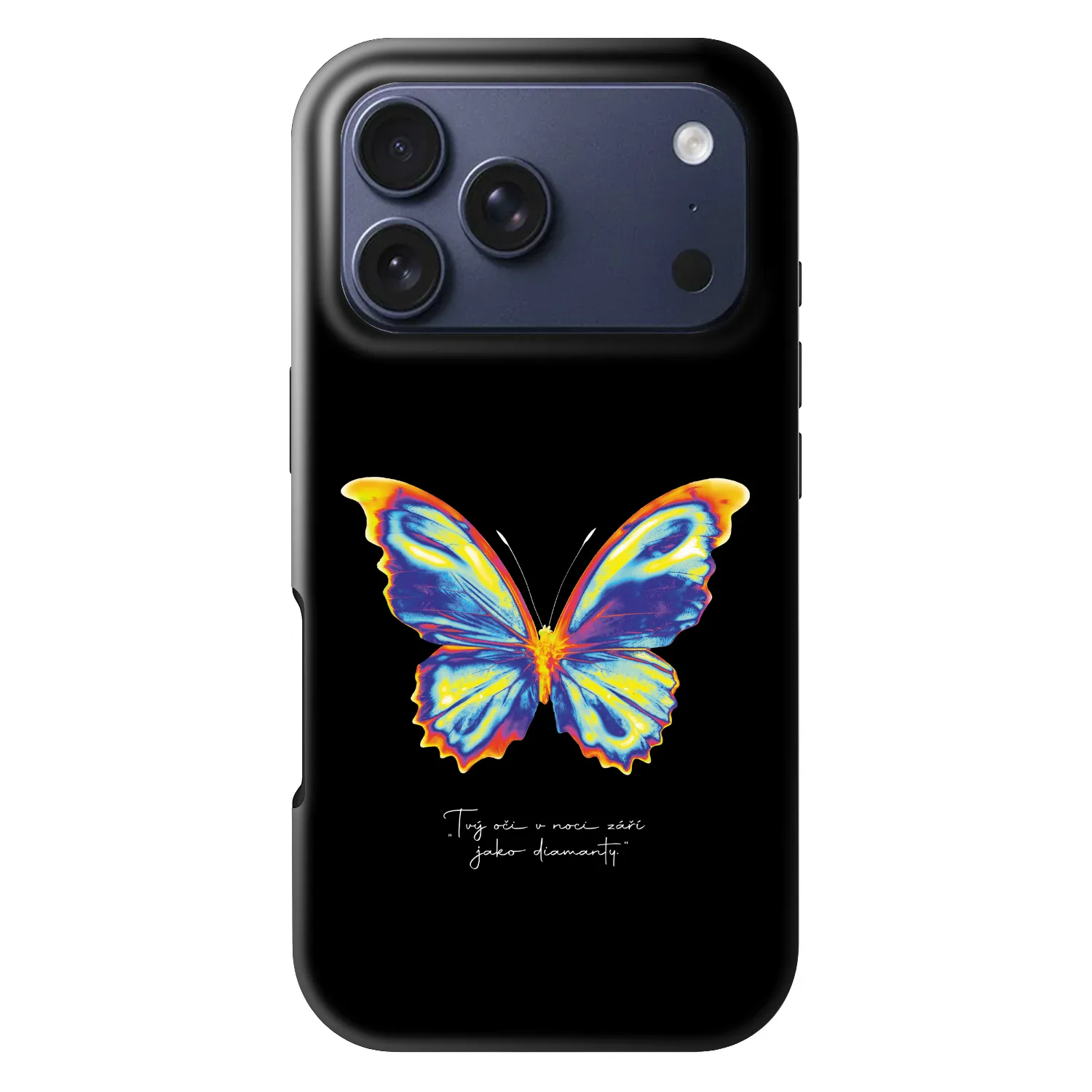 Picasee Fashion Case MagSafe für Apple iPhone 18 Pro - Diamanty Black