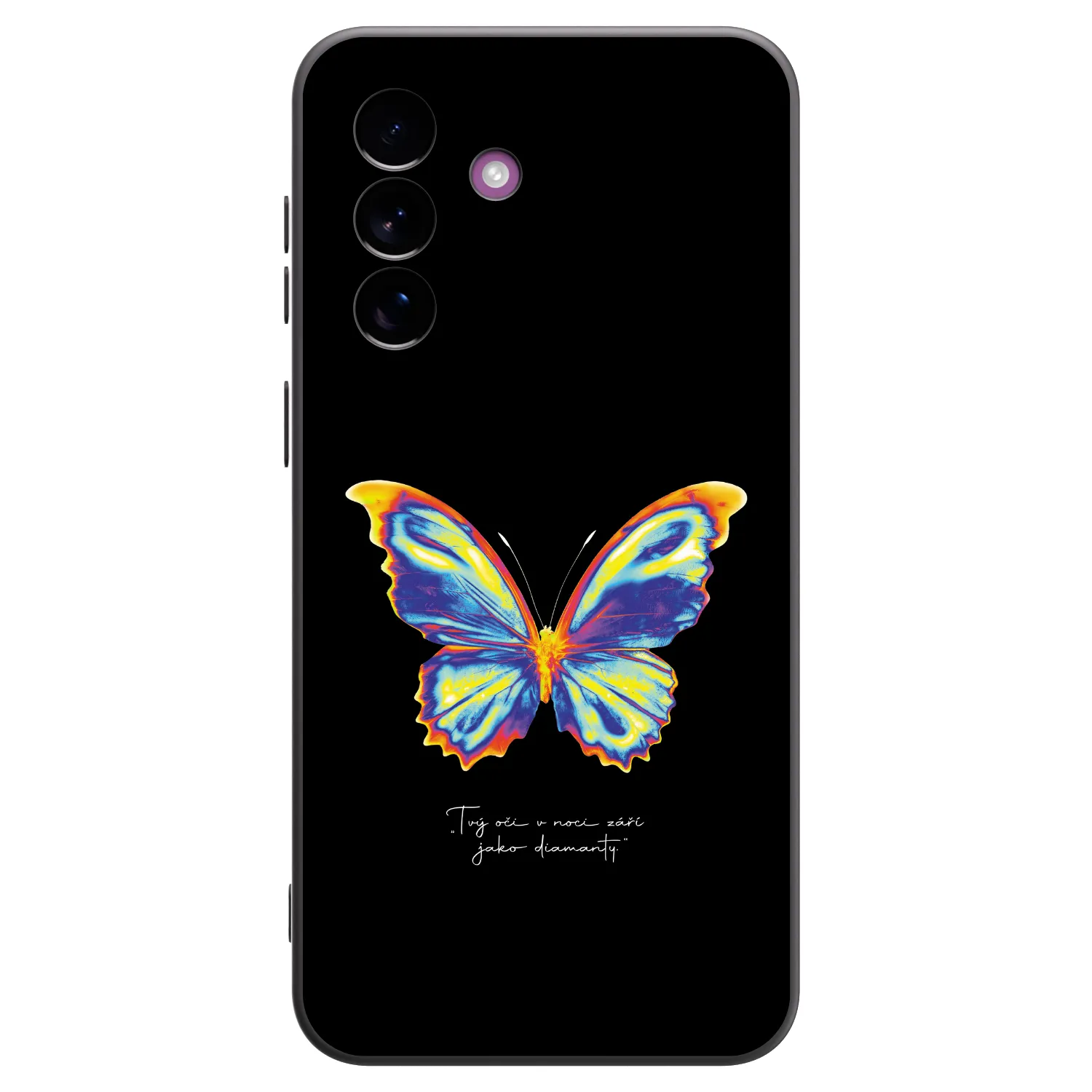 Picasee Samsung Galaxy A37 Hülle - Schwarzes Silikon - Diamanty Black