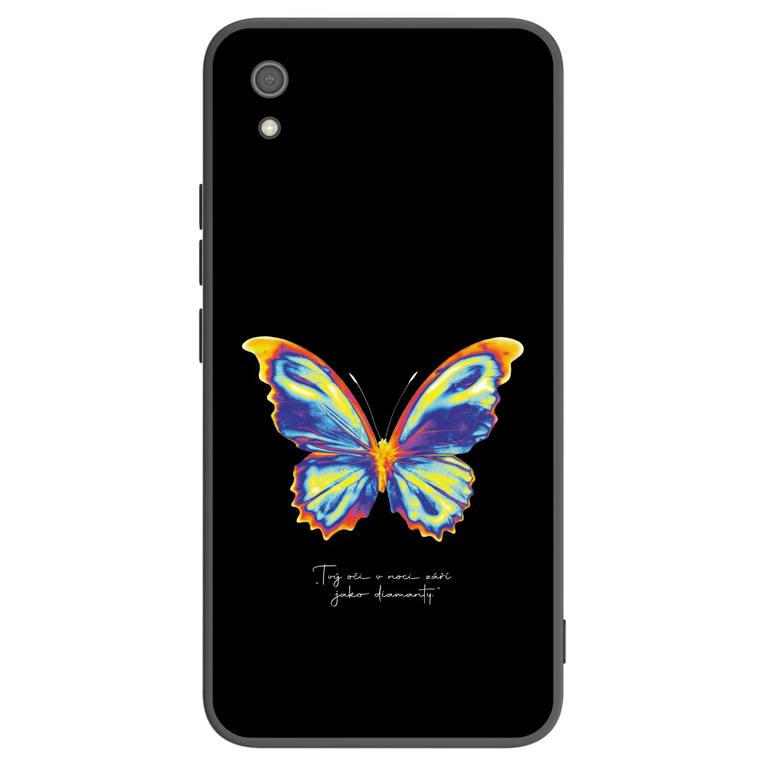 Picasee Xiaomi Redmi 7A Hülle - Schwarzes Silikon - Diamanty Black