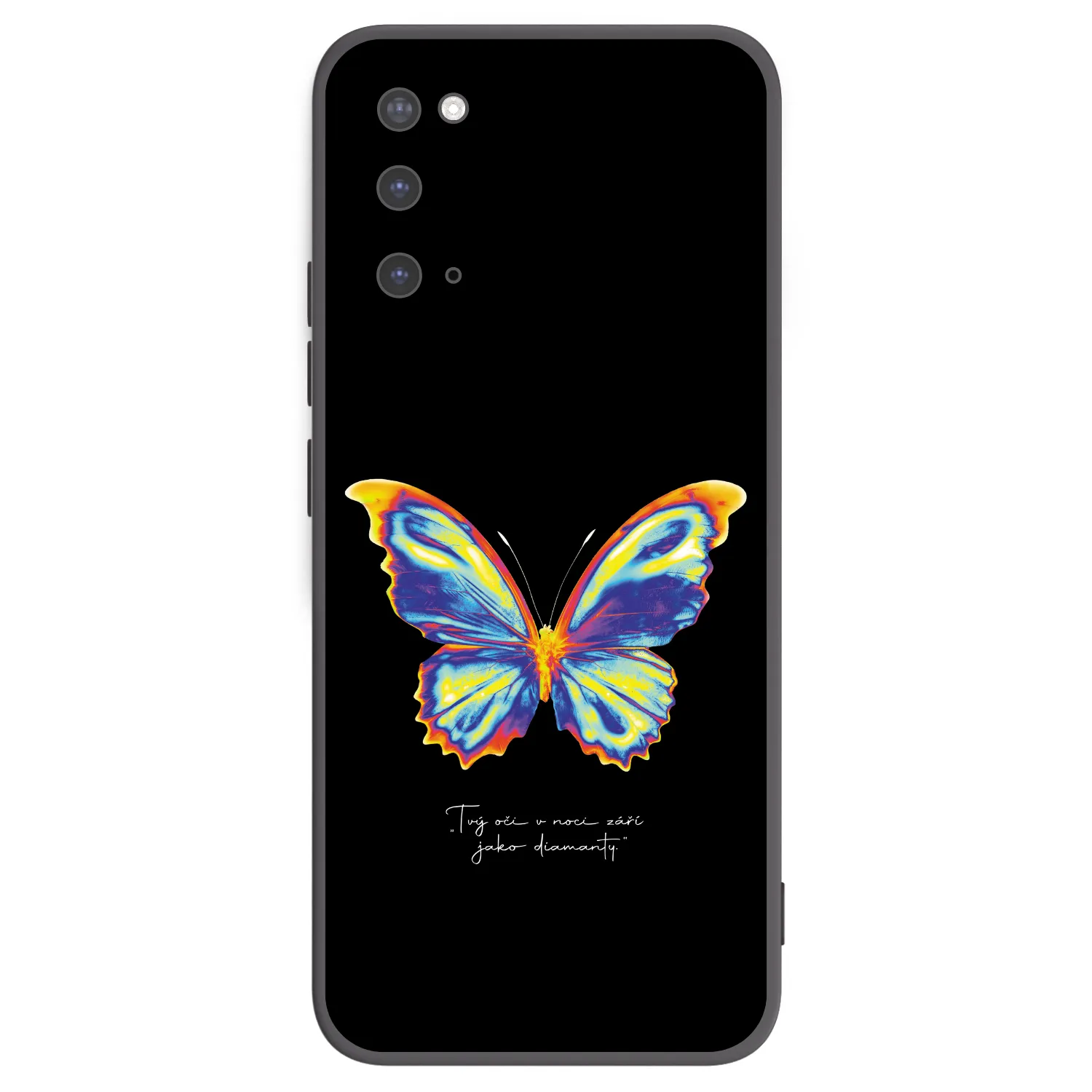 Picasee Samsung Galaxy S20 G980F Hülle - Schwarzes Silikon - Diamanty Black