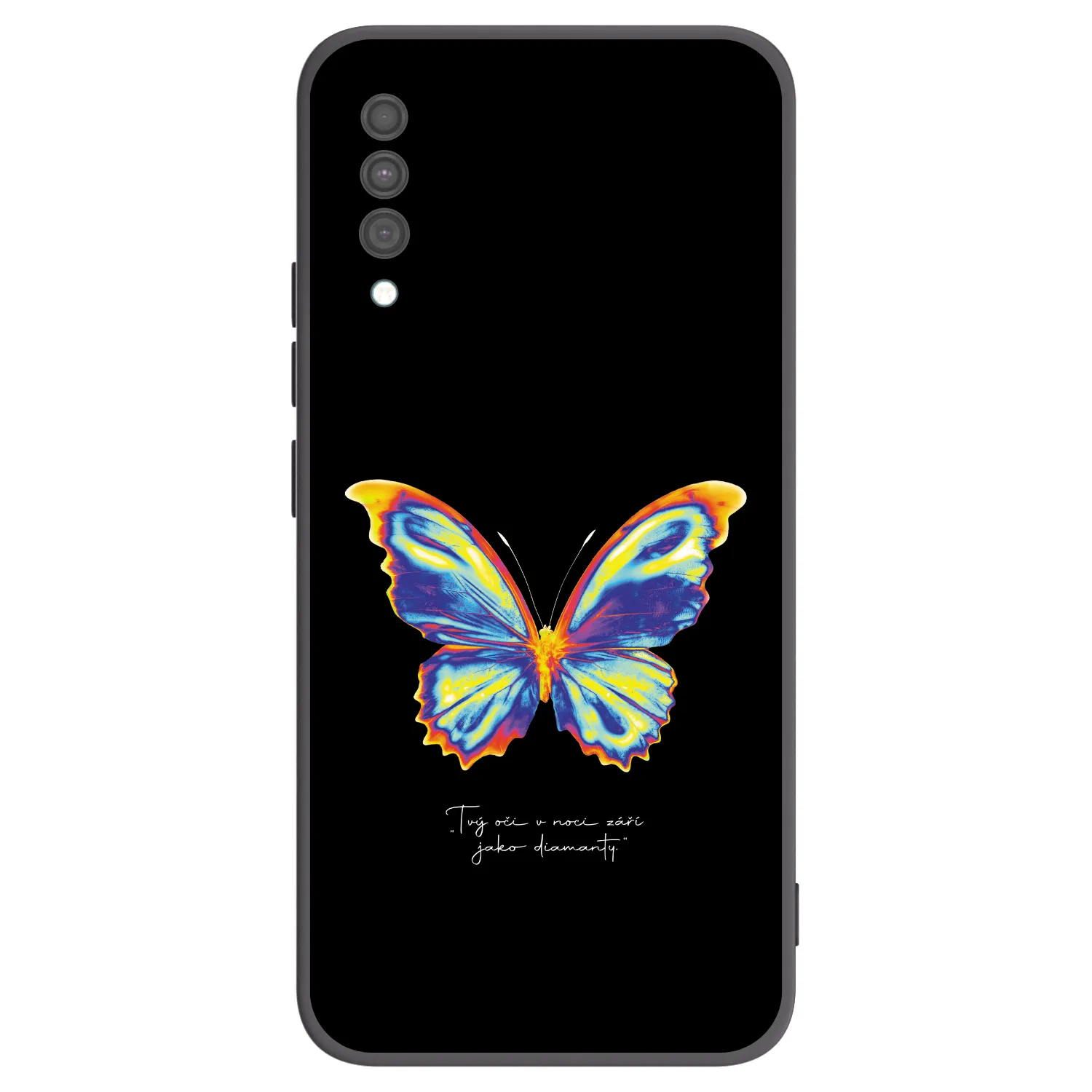 Picasee Samsung Galaxy A30s A307F Hülle - Schwarzes Silikon - Diamanty Black