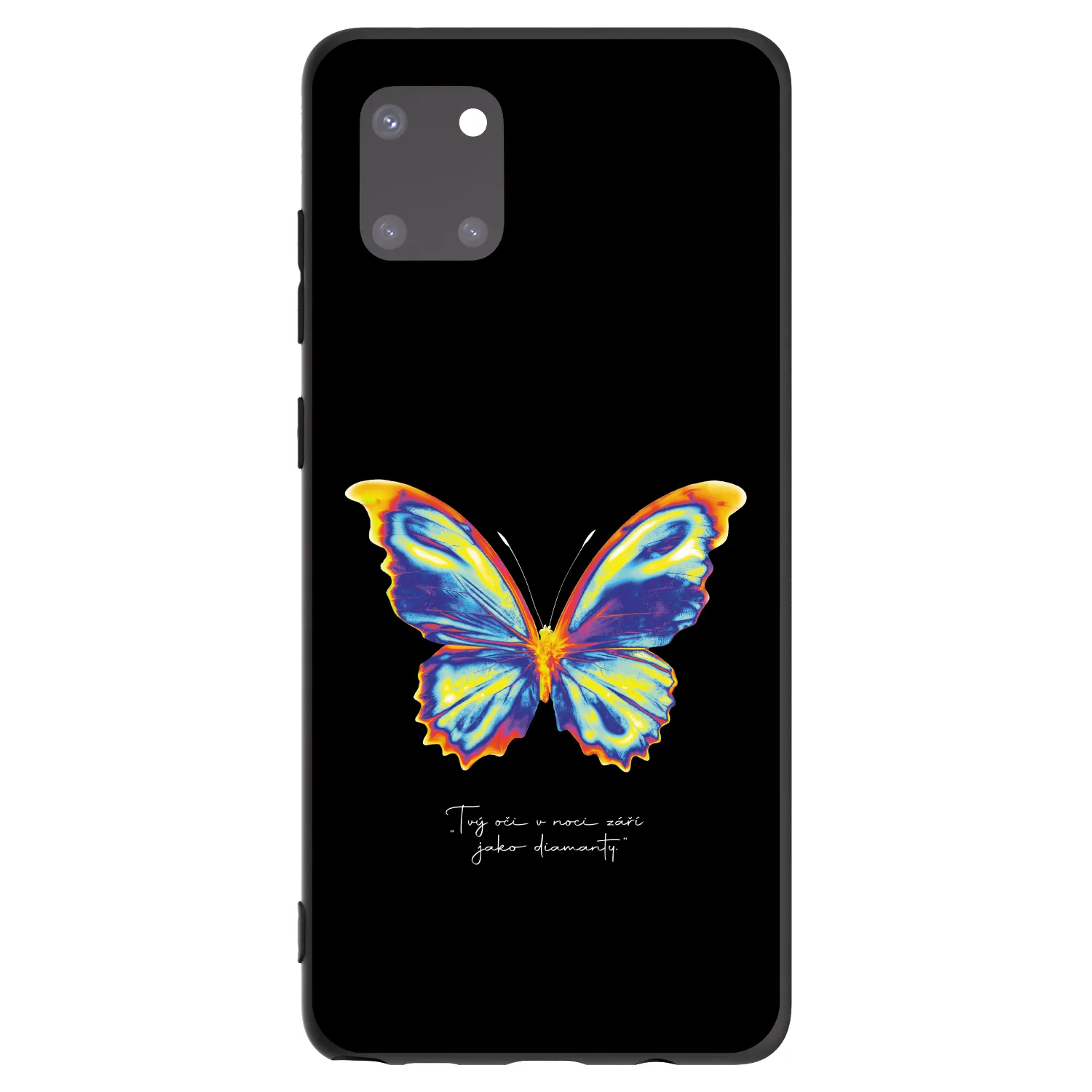 Picasee Samsung Galaxy Note 10 Lite N770F Hülle - Schwarzes Silikon - Diamanty Black