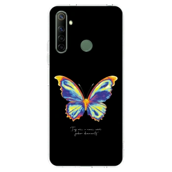 Picasee Realme 6i Hülle - Transparentes Silikon - Diamanty Black