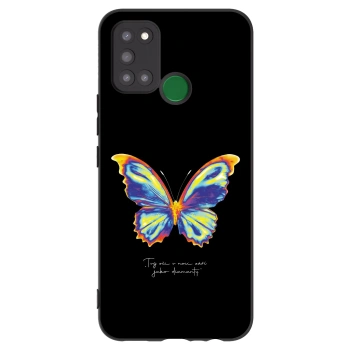 Hülle für Realme 7i - Diamanty Black