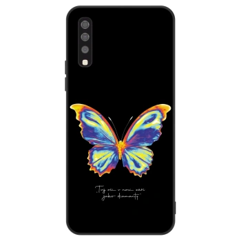 Hülle für Samsung Galaxy A70 A705F - Diamanty Black