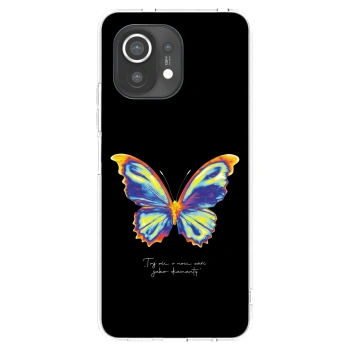 Picasee Xiaomi Mi 11 Hülle - Transparentes Silikon - Diamanty Black