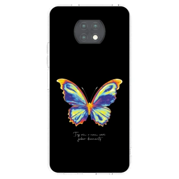 Picasee Xiaomi Redmi Note 9T Hülle - Transparentes Silikon - Diamanty Black