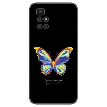 Picasee Xiaomi Redmi 10 Hülle - Schwarzes Silikon - Diamanty Black