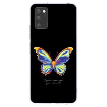 Hülle für Samsung Galaxy A03s A037G - Diamanty Black