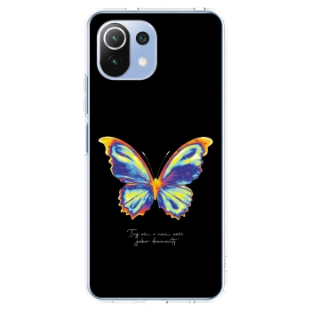Picasee Xiaomi 11 Lite 5G NE Hülle - Transparentes Silikon - Diamanty Black