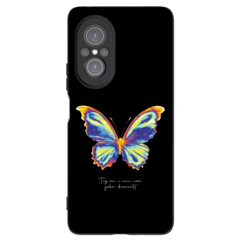 Picasee Huawei Nova 9 SE Hülle - Schwarzes Silikon - Diamanty Black