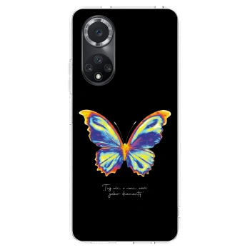 Picasee Huawei Nova 9 SE Hülle - Transparentes Silikon - Diamanty Black