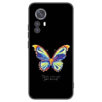 Picasee Xiaomi 12 Pro Hülle - Schwarzes Silikon - Diamanty Black