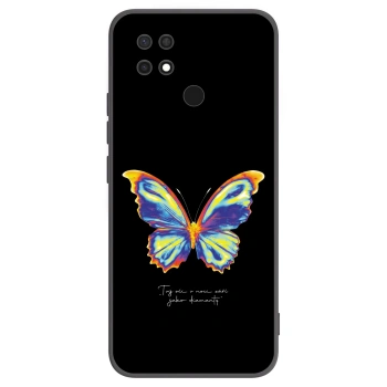 Picasee Xiaomi Redmi 10C Hülle - Schwarzes Silikon - Diamanty Black