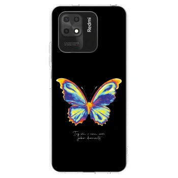 Picasee Xiaomi Redmi 10C Hülle - Transparentes Silikon - Diamanty Black