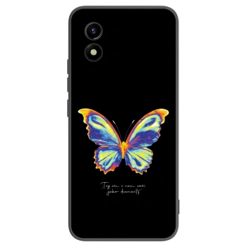 Picasee Vivo Y01 Hülle - Schwarzes Silikon - Diamanty Black