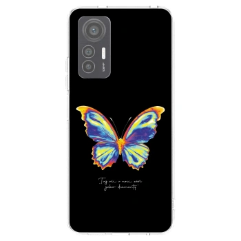 Picasee Xiaomi 12 Lite Hülle - Transparentes Silikon - Diamanty Black