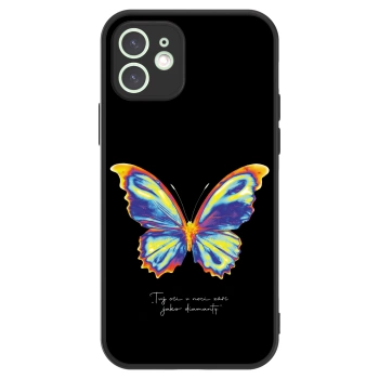 Picasee ULTIMATE CASE MagSafe für Apple iPhone 12 - Diamanty Black