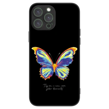 Picasee ULTIMATE CASE MagSafe für Apple iPhone 13 Pro Max - Diamanty Black