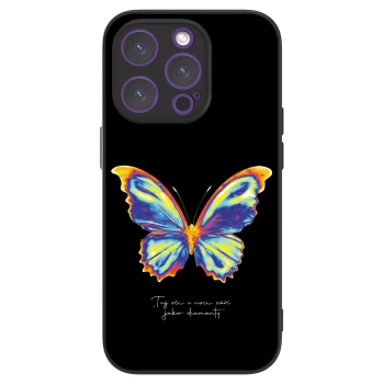 Picasee ULTIMATE CASE MagSafe für Apple iPhone 14 Pro - Diamanty Black