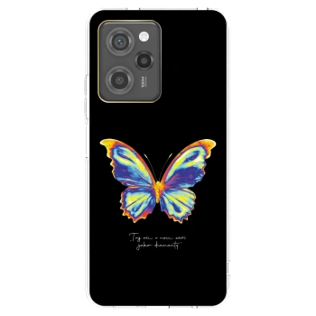 Picasee Xiaomi Poco X5 Pro Hülle - Schwarzes Silikon - Diamanty Black