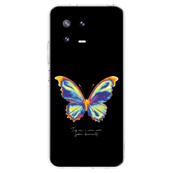 Picasee Xiaomi 13 Pro Hülle - Transparentes Silikon - Diamanty Black