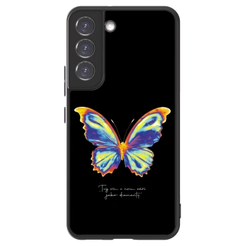 Picasee ULTIMATE CASE PowerShare für Samsung Galaxy S22 5G - Diamanty Black