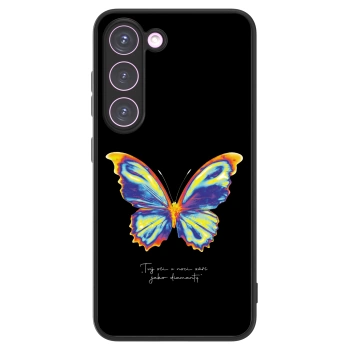 Picasee ULTIMATE CASE PowerShare für Samsung Galaxy S23 5G - Diamanty Black