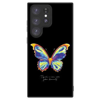 Picasee ULTIMATE CASE PowerShare für Samsung Galaxy S23 Ultra 5G - Diamanty Black