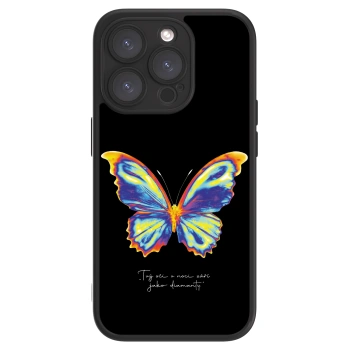 Picasee ULTIMATE CASE MagSafe für Apple iPhone 15 Pro - Diamanty Black