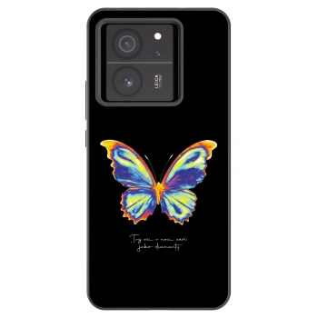 Picasee Xiaomi 13T Pro Hülle - Schwarzes Silikon - Diamanty Black