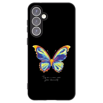 Picasee Samsung Galaxy S23 FE S711B Hülle - Schwarzes Silikon - Diamanty Black