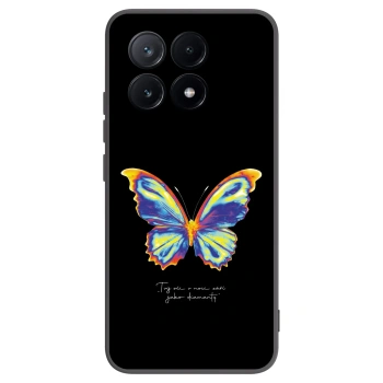 Picasee Xiaomi Poco X6 Pro Hülle - Schwarzes Silikon - Diamanty Black
