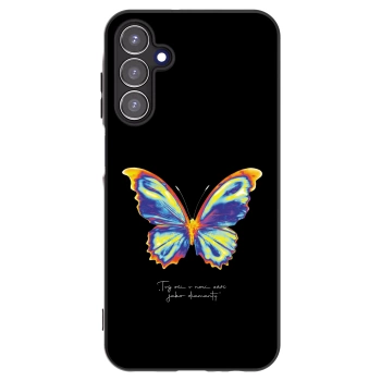 Picasee Samsung Galaxy A15 A155F 4G Hülle - Schwarzes Silikon - Diamanty Black