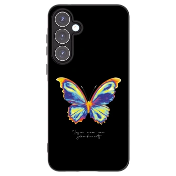 Picasee Samsung Galaxy A55 5G A556B Hülle - Schwarzes Silikon - Diamanty Black