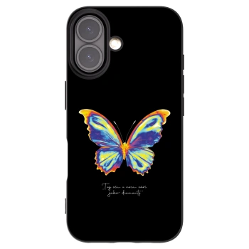 Picasee Apple iPhone 16 Hülle - Schwarzes Silikon - Diamanty Black
