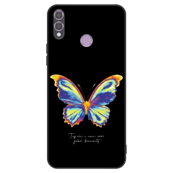 Hülle für Honor 8X - Diamanty Black