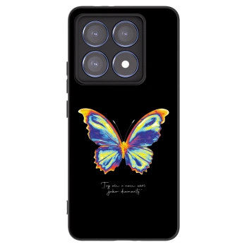 Picasee Xiaomi 14T Pro Hülle - Schwarzes Silikon - Diamanty Black
