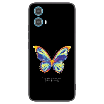 Picasee Motorola Moto G34 5G Hülle - Schwarzes Silikon - Diamanty Black