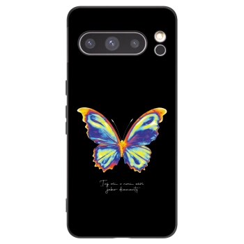 Picasee Google Pixel 8 Pro Hülle - Schwarzes Silikon - Diamanty Black