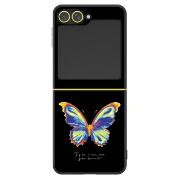 Hülle für Samsung Galaxy Z Flip5 5G - Diamanty Black