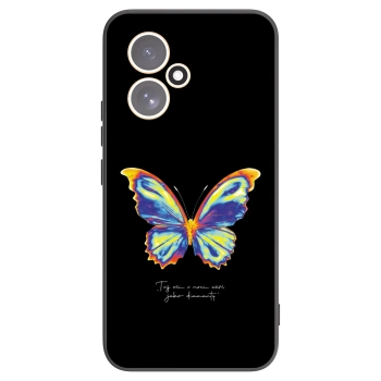 Picasee Honor 400 5G Hülle - Schwarzes Silikon - Diamanty Black