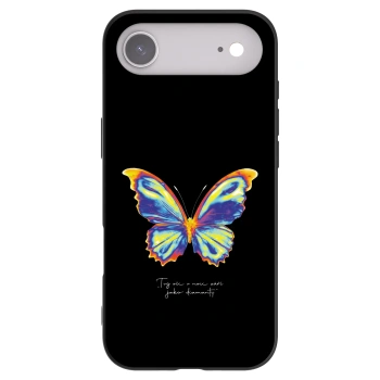 Picasee Apple iPhone Air Hülle - Schwarzes Silikon - Diamanty Black