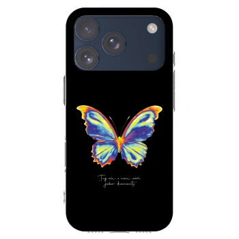 Picasee Apple iPhone 17 Pro Hülle - Transparentes Silikon - Diamanty Black