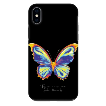 Hülle für Apple iPhone XS Max - Diamanty Black