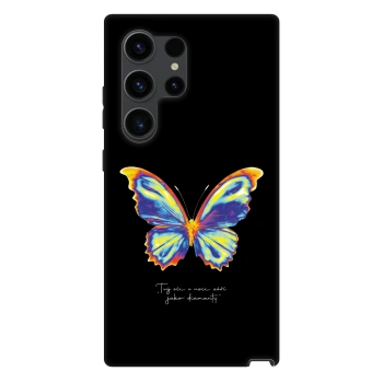 Picasee Fashion Case PowerShare pro Samsung Galaxy S24 Ultra S928B 5G - Diamanty Black