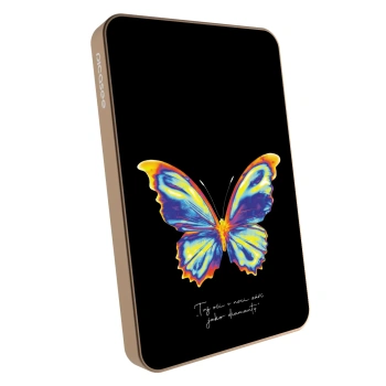 Powerbank mit MagSafe 5 000 mAh Golden - Diamanty Black