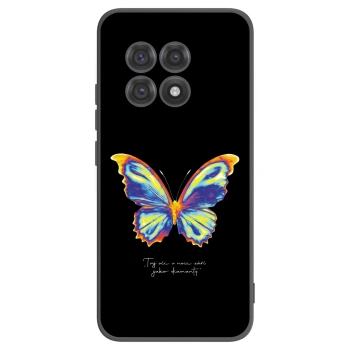 Picasee OnePlus 13R 5G Hülle - Schwarzes Silikon - Diamanty Black