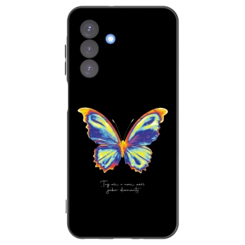Picasee Samsung Galaxy A17 5G Hülle - Schwarzes Silikon - Diamanty Black