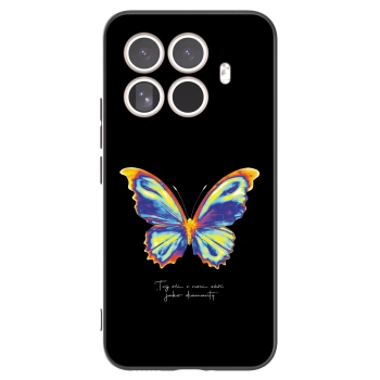Picasee Xiaomi 15T Pro Hülle - Schwarzes Silikon - Diamanty Black